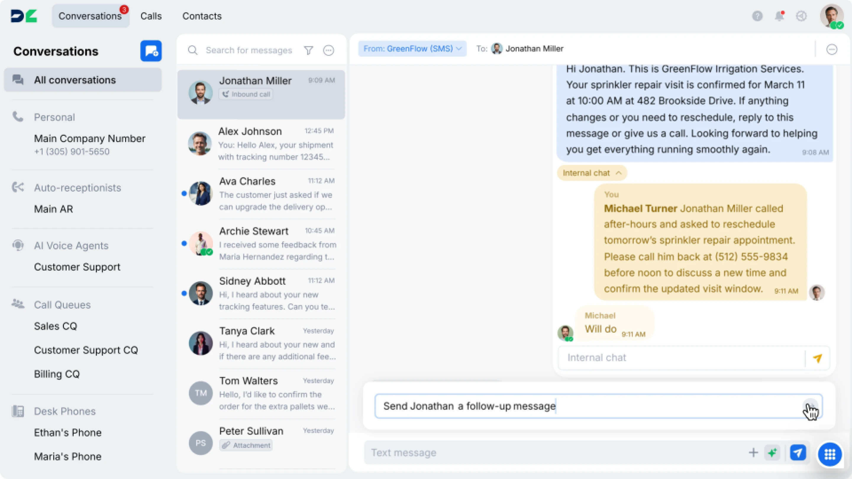 DialLink Home Animation